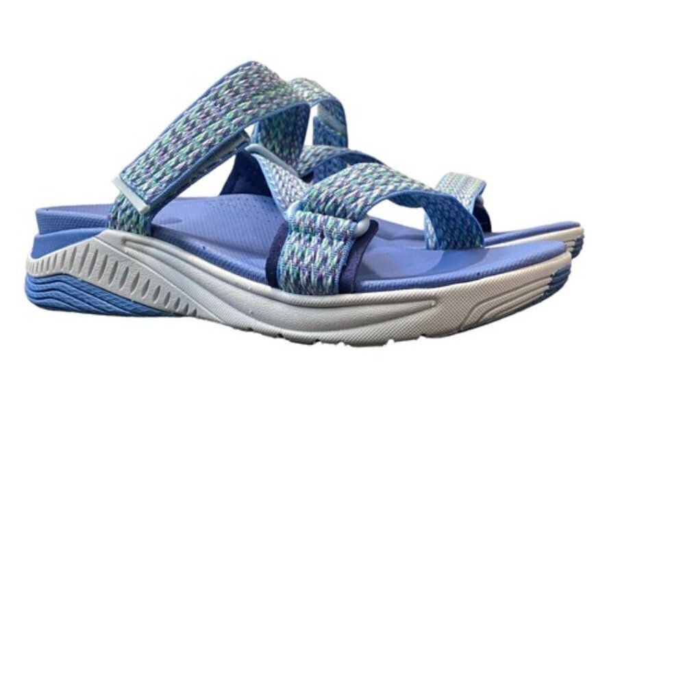 Dansko New Women's Slide Sandal Rosette Blue size 38